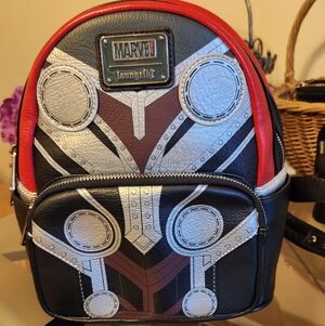 Loungefly Marvel Thor Loved Thunder Backpack NWOT